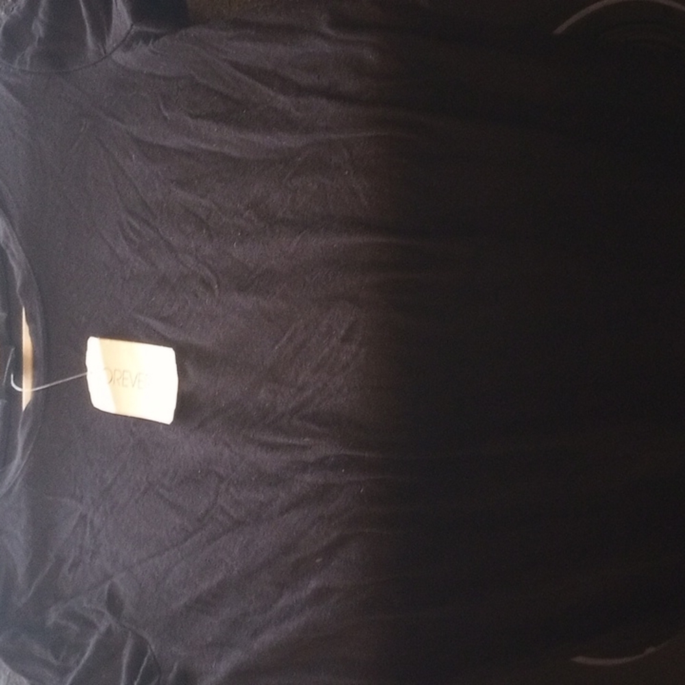 Miss length black Tshirt dress